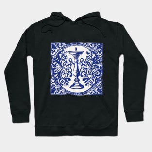 Chalice Royal Blue Shadow Silhouette Anime Style Collection No. 330 Hoodie